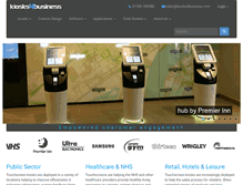 Tablet Screenshot of kiosks4business.com